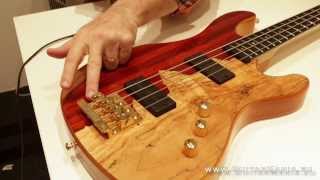 Musikmesse Frankfurt 2014  Jeff Berlins CORT Rithimic Signature Bass [upl. by Aliban]