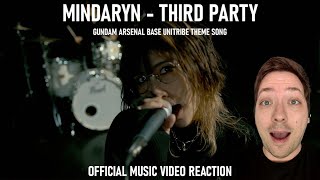 MindaRyn  THIRD PARTY Gundam Arsenal Base UNITRIBE Theme Song  Official Music Video Reaction [upl. by Kcirnek831]