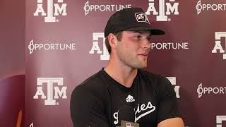 Texas AampM infielder Wyatt Henseler shares his journey to Aggieland [upl. by Wenger]