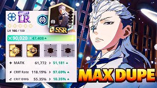 90K CC MAX DUPED PARTY NOZEL W DPS GEAR PVP SHOWCASE  Black Clover Mobile [upl. by Kcajyllib832]