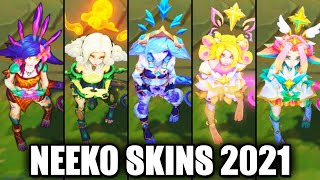 All Neeko Skins Spotlight League of Legends [upl. by Erdnaek192]