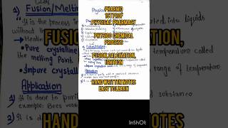 physico chemical process fusion calcination and ignitionshortsvideo pharm mbbsphysicalpharmcay [upl. by Ystap]