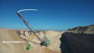 The Dragline is a key equipment for mining [upl. by Nomae]