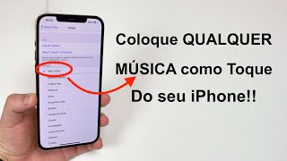 Como Colocar QUALQUER Música como Toque do iPhone Grátis [upl. by Tamra]