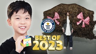 BEST OF 2023 so far  Guinness World Records [upl. by Nnayrrehs498]