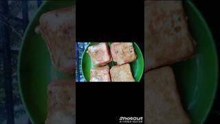 Dim toast recipe😊🍳 Shortstrendviralshortbengalieggtoastrecipeyummy tamil song music [upl. by Haldis]