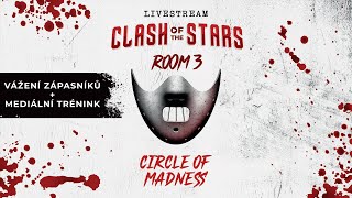 VÁŽENÍ ZÁPASNÍKŮ amp MEDIÁLNÍ TRÉNINK ŽIVĚ  ClashOfTheStars room 3 [upl. by Odareg]