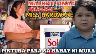 PAG BILI NG PINTURA PARA SA BAHAY NI MURAREVEAL PINAG ARALAN NI MISS HARDWARE MALUPIT [upl. by Atiuqihs]