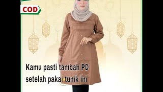 Atasan Tunik Terbaru  Baju tunik bahan toyobo Pengemar  ustad mumpuni  Apik Tenan 1 B4 [upl. by Watkins928]