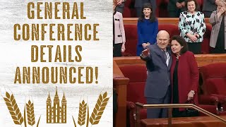 October 2024 General Conference Details Announced [upl. by Petulah]