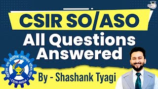 CSIR SOASO Exam A Comprehensive Guide to Know Everything About It [upl. by Attekahs]