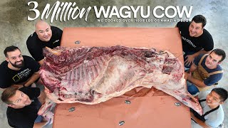 I cooked a WAGYU COW for 3 Million  Guga Foods [upl. by Sharyl]