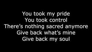 Papa Roach Give me back my life lyrics HD [upl. by Yrannav]