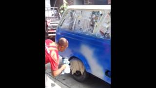 Mesin spray gun elektrik MULTIPRO ESP 99 HP menggunakan cat mobil [upl. by Ednyl573]