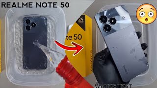 Realme Note 50 iP54 Water Test 💦💧 Actually Waterproof Or Not⚠️⚠️ [upl. by Oniger551]