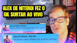 PARTE 3 ALEX DE NITERÓI DEIXOU O FERNANDO GIL MALUCO AO VIVO  CORTES DO FERNANDO GIL fernandogilrn [upl. by Icyac]