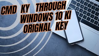 How to get windows 10 pro product key through CMD  How to get Windows10 Original key for free [upl. by Bowlds]