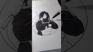 Madara Glow in the dark ytshort fyp art drawing uchiha [upl. by Waly629]