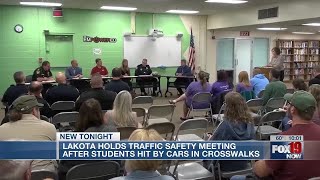 Lakota holds traffic safety meeting after students hit by cars in crosswalks [upl. by O'Neil]