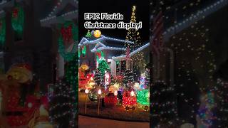 EPIC Florida House Christmas display 🎄😳 [upl. by Bartolemo]