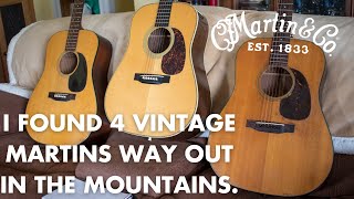 I found 4 vintage Martin guitars way out in the mountains [upl. by Akeim]