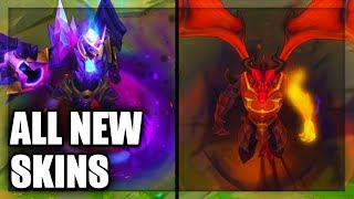 All New Skins Dragon Master Swain and Dark Star Jarvan IV League of Legends [upl. by Meir]