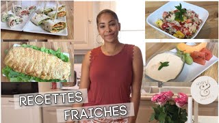 🍽 RECETTES FRAÎCHES SIMPLES amp RAPIDES POUR L´ÉTÉ  IDÉES REPAS [upl. by Ynnhoj523]