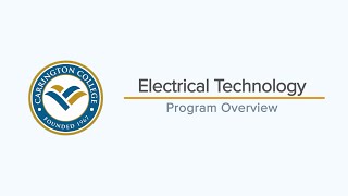 Carrington College Electrical Technology Program Video [upl. by Hansen]