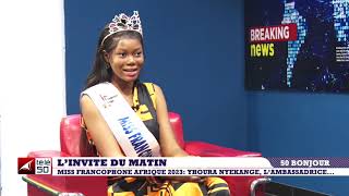 MISS FRANCOPHONE AFRIQUE 2023  YHOURA NYEKANGE LAMBASSADRICE [upl. by Elery389]