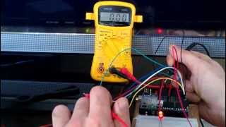 PWM testing with multimeter Arduino Uno [upl. by Pelagi]