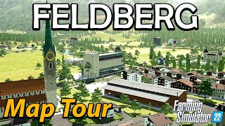 GREAT MAP FOR NEW FS22 PLAYERS 🚜 FELDBERG 22 MAP TOUR 🗺️ GRAINMAN TRAVELS ✈️ [upl. by Annohsak345]