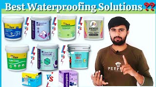 Best Waterproofing Solutions For Walls  Types Of Waterproofing Solutions  Damp Wall Treatment [upl. by Lati166]