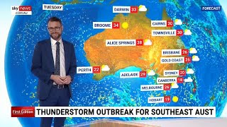 Analysis Australia’s upcoming weather forecast [upl. by Majka]