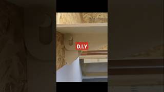 FOLD HANG REPEAT The Ultimate spaces saving Table for Tiny Homes diy viral woodscrafttips [upl. by Gerry551]