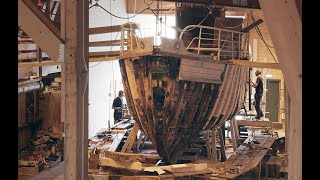 Replacing frames on the listed wooden boat quotTafjordquot [upl. by Karwan]