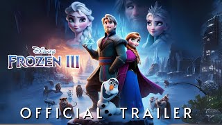 FROZEN 3 OFFICIAL TRAILER  DISNEY FROZN 3 FIRST LOOK 2025 [upl. by Aneele172]