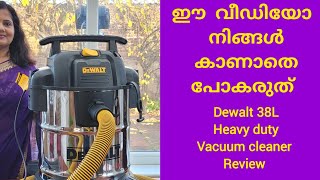 Dewalt 38L vacuum cleaner review in Malayalam [upl. by Eniamrehc355]