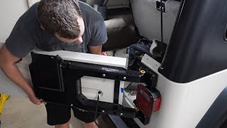 Rustys Tire Carrier Install  Jeep TJLJ [upl. by Adniral]