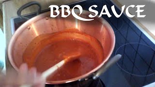 Kochen mit Vattern  Barbecue Sauce aus dem Kupfertopf [upl. by Ahsinyar]