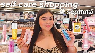 SELF CARE SHOPPING AT SEPHORA 🧖🏻‍♀️🛍🫧 makeup skincare viral tik tok beauty products  haul [upl. by Nymsaj]