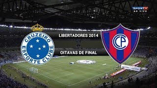 Gols  Cruzeiro 1 x 1 Cerro Porteño PAR  Libertadores 2014  16042014 [upl. by Erbua]