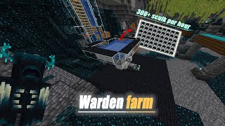 Warden farm in minecraft  Eg0mania  minecraft youtube video gaming [upl. by Dacie324]