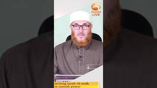 reciting surah Al mulk in sunnah prayer DrMuhammadSalah fatwa islamqa HUDATV [upl. by Nodnahs342]