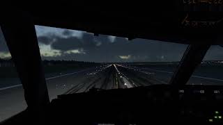 X Plane 12 Zibo 737800 Takeoff from EGKK [upl. by Yniffit]