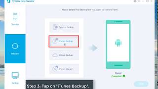 How to Restore Contacts from iTunes to Android [upl. by Metabel155]