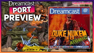 DUKE NUKEM 3D ATOMIC EDITION PORT FOR SEGA DREAMCAST  PREVIEW GAMEPLAY [upl. by Nyral]