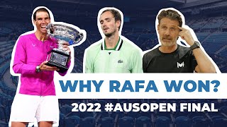 2022 Australian Open Final Match Analysis Nadal vs Medvedev [upl. by Sutherlan]