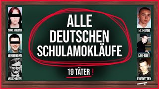 Alle Deutschen Schulamokläufe  TCD  2023 DokuPodcast [upl. by Ehudd]