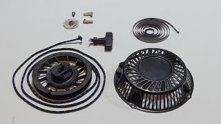 How to Fix and Repair a Recoil Pull Starter for any Engine partsapart partsapart [upl. by Trebled248]