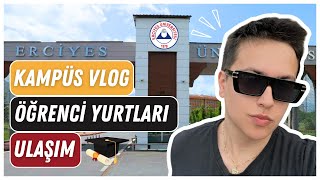 Erciyes Üniversitesi Kampüs Turu  Yurtlar Ulaşım İmkanları erciyesüniversitesi university vlog [upl. by Sterne506]